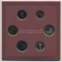 2015. 5Ft-200Ft (6xklf) "Országgyűlés" forgalmi sor dísztokban T:BU belső tokon a ragasztá...