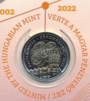2022. 100Ft "Magyar Pénzmúzeum és Látogatóközpont" első napi veret sorszámozott emléklapon...