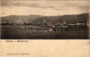 1906 Beszterce, Bistritz, Bistrita; templom építés. M. Haupt kiadása / church construction