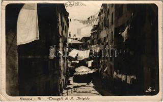 1930 Genova, Genoa; Truogoli di S. Brigida / street view (EK)