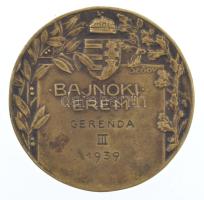 Sződy Szilárd (1878-1939) 1939. "Magyar Főiskolai Sportegyletek Egyesülése - 1907 / Bajnoki ére...