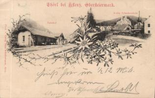 Aflenz with railway-station