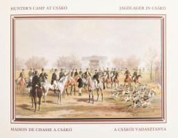 Hazai vadászatok és sport Magyarországon 1857-ben. Andrássy Manó rajzai, Sterio Károly színes litogr...