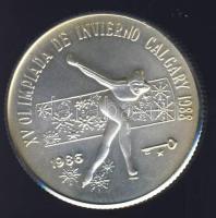 Kuba 1986. 5P "Téli olimpia" Ag 12g T:1