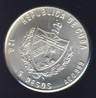 Kuba 1986. 5P "Téli olimpia" Ag 12g T:1