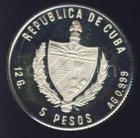 Kuba 1983. 5P "Olimpia - Szarajevó" Ag 12g T:PP