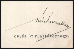 1917 Bp., Magyar Királyi Honvédelmi Minisztérium Hadsegélyező Hivatalának levele Kirchner Herman alt...