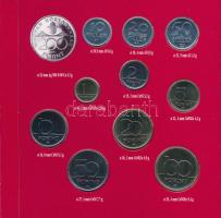 1994. 10f-200Ft (11xklf) forgalmi sor dísztokban, benne 1994. 200Ft Ag "Deák", "Magya...