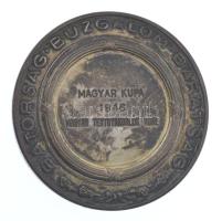 1946. "Magyar Testgyakorlók Köre - MTK 1888 / Bátorság, Buzgalom, Barátság" ezüstözött bro...