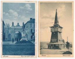 Miskolc - 13 db régi képeslap vegyes minőségben
