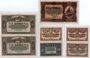 Vegyes 27db-os magyar és külföldi bankjegy tétel, közte korona és szocialista forintok T:F,VG