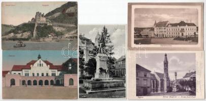 58 db RÉGI magyar város képeslap vegyes minőségben + 3 modern / 58 pre-1945 Hungarian town-view post...