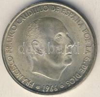 Spanyolország 1966. 100P Ag "Francisco Franco Caudillo" T:1