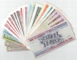 24db-os külföldi bankjegytétel, közte Brazília, Pakisztán, Vietnam T:UNC,AU
24pcs foreign banknote ...
