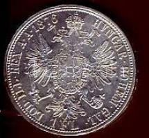 Ausztria 1876. 1Fl Ag T:1