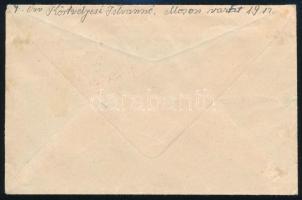 1946 (7. díjszabás) Levél készpénzes bérmentesítéssel Ausztriába