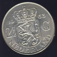 Hollandia 1963. 2 1/2 G Ag "Juliana" T:1-