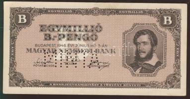 1946. 1000.000BP "Minta" lyukasztással T:I-