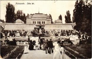 1915 Kolozsvár, Cluj; Séta tér, Gede József kioszk étterme / promenade, kiosk restaurant (EK)