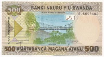 Ruanda 2019. 500Fr BL 5598402 T:I  Rwanda 2019. 500 Francs BL 5598402 C:UNC