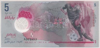 Maldív-szigetek 2017. 5R &quot;A003953 T:UNC  Maldives 2017. 5 Rufiyaa &quot;A003953&quot; C:UNC  Krause P#26A