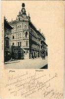 1898 (Vorläufer) Plzen, Pilsen; Salzgasse / street view (EK)