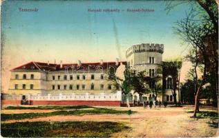 1914 Temesvár, Timisoara; Belváros, Hunyady várkastély / Innerestadt, Kastell / castle (felszíni sérülés / surface damage)