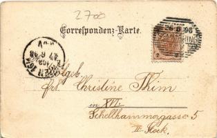 1898 (Vorläufer) Semmering, Ruine Klamm, Maria Schutz. Karl Stücker's Kunstanstalt Art Nouveau,...