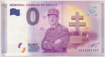 Franciaország 2015. 0E szuvenír bankjegy T:UNC  France 2015. 0 Euro souvenir banknote C:UNC