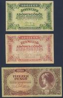 1945. 10.000P (2x) + 1946. 1000.000.000MP (2x) + 1946. 50.000AP, 1000.000AP T:I,I-