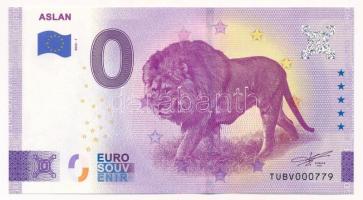 Törökország 2022. 0E Aslan szuvenír bankjegy T:UNC  Turkey 2022. 0 Euro Aslan souvenir banknote C:UNC