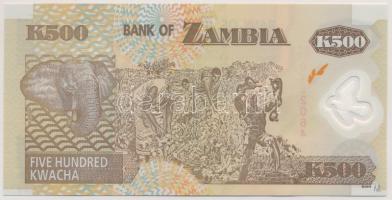 Zambia 2008. 500K T:UNC Zambia 2008. 500 Kwacha C:UNC