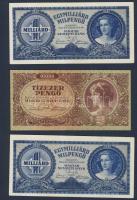 1945. 10.000P (2x) + 1946. 1000.000.000MP (2x) + 1946. 50.000AP, 1000.000AP T:I,I-