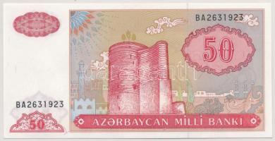 Azerbajdzsán 1993. 50M T:UNC Azerbaijan 1993. 50 Manat C:UNC Krause P#17
