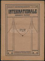 1919 Internationale kommunista folyóirat Világ proletárjai egyesüljetek 8-9. szám, 24p