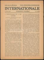 1919 Internationale kommunista folyóirat "Világ proletárjai egyesüljetek" 8-9. szám, 24p