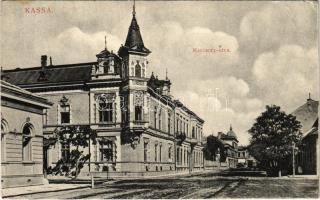 1910 Kassa, Kosice; Kazinczy utca. Divald Károly Fia kiadása / street view (EB)