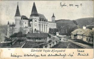 1902 Vajdahunyad, Hunedoara; Vajda-Hunyad vára / castle (fl)