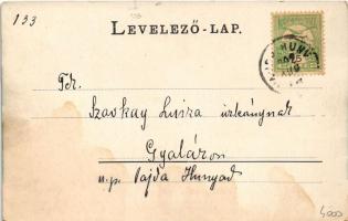 1902 Vajdahunyad, Hunedoara; Vajda-Hunyad vára / castle (fl)