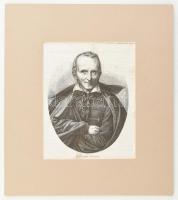 cca 1860 kazinczy Ferenc fametszetű képe . Paszparutban 15x12 cm