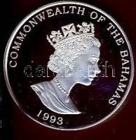 Bahama-szigetek 1993. 5$ Ag "Labdarúgó VB" T:PP