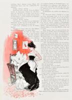 1900 Das Album III. Band erotikus újság, sok színes grafikai és fotóillusztrációval, egészvászon köt...