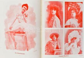 1900 Das Album III. Band erotikus újság, sok színes grafikai és fotóillusztrációval, egészvászon köt...