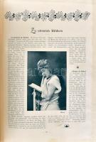 1902 Das Album V. Band erotikus újság, sok színes grafikai és fotóillusztrációval, egészvászon kötés...