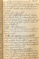 1905 Házi Kincstár 11. kötet, 3398-3819-ig. 
Reked(t)ség ellen - Szívdobogás -ig. Kézzel írt család...