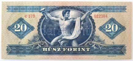 1949. 20Ft "C 573 022304" T:UNC kissé hullámos papír
Adamo F10