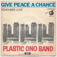 Plastic Ono Band - Give Peace A Chance. Vinyl, 7, Single, Mono. Apple Records, Olaszország, 1969.