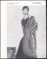 cca 1956 Madame Arthur. Az első transzvesztita kaberé prospektusa, rengeteg fotóval, francia nyelven...