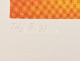 Fehér László (1953-): Táj III., 2020. Szitanyomat, papír, jelzett, művészpéldány E.A. V./X. számozás...