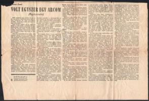 1966 Várnai Zseni versének gépelt kézirata és hozzá tartozó gépelt levéllel, a levélen autográf aláí...